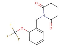 1-[2-(trifluoromethoxy)benzyl]piperidine-2,6-dione