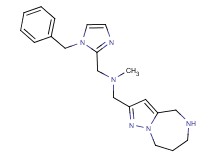 1-(1-benzyl-1H-imidazol-2-yl)-N-methyl-N-(5,6,7,8-tetrahydro-4H-pyrazolo[1,5-a][1,4]diazepin-2-ylmethyl)methanamine