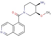 (3S*,4R*)-1-(isoquinolin-5-ylcarbonyl)-3-methoxypiperidin-4-amine