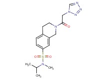 N-isopropyl-N-methyl-2-(1H-tetrazol-1-ylacetyl)-1,2,3,4-tetrahydroisoquinoline-7-sulfonamide