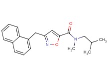N-isobutyl-N-methyl-3-(1-naphthylmethyl)-5-isoxazolecarboxamide