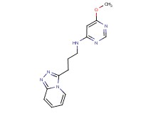6-methoxy-N-(3-[1,2,4]triazolo[4,3-a]pyridin-3-ylpropyl)pyrimidin-4-amine