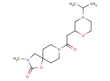 8-[(4-isopropylmorpholin-2-yl)acetyl]-3-methyl-1-oxa-3,8-diazaspiro[4.5]decan-2-one