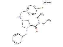 (4R)-1-benzyl-N,N-diethyl-4-[(4-fluorobenzyl)amino]-L-prolinamide