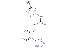 N-(3-methyl-1,2,4-thiadiazol-5-yl)-N'-[2-(1H-1,2,4-triazol-1-yl)benzyl]urea
