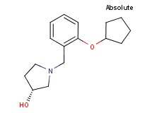 (3R)-1-[2-(cyclopentyloxy)benzyl]pyrrolidin-3-ol