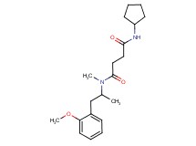 N'-cyclopentyl-N-[2-(2-methoxyphenyl)-1-methylethyl]-N-methylsuccinamide