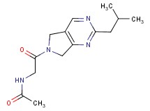 N-[2-(2-isobutyl-5,7-dihydro-6H-pyrrolo[3,4-d]pyrimidin-6-yl)-2-oxoethyl]acetamide