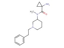 1-amino-N-methyl-N-[1-(2-phenylethyl)-3-piperidinyl]cyclopropanecarboxamide dihydrochloride