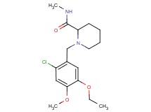1-(2-chloro-5-ethoxy-4-methoxybenzyl)-N-methylpiperidine-2-carboxamide
