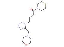 4-{[1-(4-oxo-4-thiomorpholin-4-ylbutyl)-1H-tetrazol-5-yl]methyl}morpholine