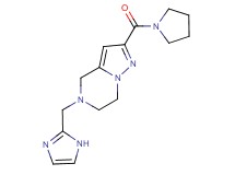 5-(1H-imidazol-2-ylmethyl)-2-(pyrrolidin-1-ylcarbonyl)-4,5,6,7-tetrahydropyrazolo[1,5-a]pyrazine