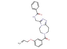N-({7-[3-(allyloxy)benzoyl]-6,7,8,9-tetrahydro-5H-[1,2,4]triazolo[4,3-d][1,4]diazepin-3-yl}methyl)benzamide