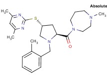 1-[(4R)-4-[(4,6-dimethyl-2-pyrimidinyl)thio]-1-(2-methylbenzyl)-L-prolyl]-4-methyl-1,4-diazepane