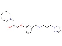 1-(1-azepanyl)-3-[3-({[3-(1H-pyrazol-1-yl)propyl]amino}methyl)phenoxy]-2-propanol