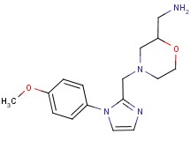 1-(4-{[1-(4-methoxyphenyl)-1H-imidazol-2-yl]methyl}morpholin-2-yl)methanamine