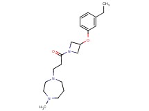 1-{3-[3-(3-ethylphenoxy)-1-azetidinyl]-3-oxopropyl}-4-methyl-1,4-diazepane
