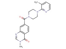 3-methyl-7-{[4-(3-methyl-2-pyridinyl)-1-piperazinyl]carbonyl}-4(3H)-quinazolinone