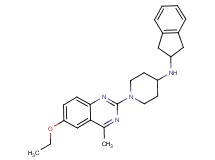 N-(2,3-dihydro-1H-inden-2-yl)-1-(6-ethoxy-4-methyl-2-quinazolinyl)-4-piperidinamine