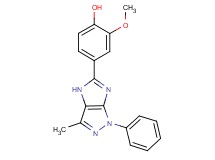 2-methoxy-4-(3-methyl-1-phenyl-1,4-dihydroimidazo[4,5-c]pyrazol-5-yl)phenol