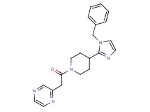 2-{2-[4-(1-benzyl-1H-imidazol-2-yl)piperidin-1-yl]-2-oxoethyl}pyrazine