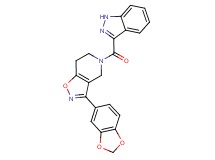 3-(1,3-benzodioxol-5-yl)-5-(1H-indazol-3-ylcarbonyl)-4,5,6,7-tetrahydroisoxazolo[4,5-c]pyridine