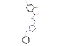 N-[(1-benzylpyrrolidin-3-yl)methyl]-2,4-difluorobenzamide
