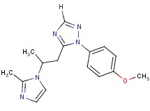 1-(4-methoxyphenyl)-5-[2-(2-methyl-1H-imidazol-1-yl)propyl]-1H-1,2,4-triazole