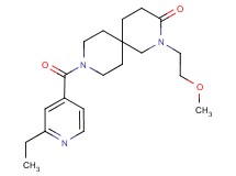 9-(2-ethylisonicotinoyl)-2-(2-methoxyethyl)-2,9-diazaspiro[5.5]undecan-3-one