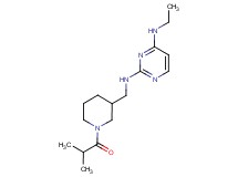 N~4~-ethyl-N~2~-[(1-isobutyrylpiperidin-3-yl)methyl]pyrimidine-2,4-diamine