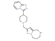 2-[(4-[1,2,4]triazolo[4,3-a]pyridin-3-yl-1-piperidinyl)methyl]-5,6,7,8-tetrahydro-4H-pyrazolo[1,5-a][1,4]diazepine dihydrochloride