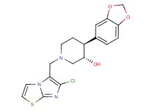 (3S*,4S*)-4-(1,3-benzodioxol-5-yl)-1-[(6-chloroimidazo[2,1-b][1,3]thiazol-5-yl)methyl]piperidin-3-ol