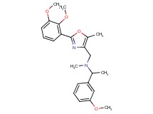 N-{[2-(2,3-dimethoxyphenyl)-5-methyl-1,3-oxazol-4-yl]methyl}-1-(3-methoxyphenyl)-N-methylethanamine