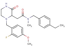 N-(4-ethylbenzyl)-2-[1-(2-fluoro-4-methoxybenzyl)-3-oxo-2-piperazinyl]-N-methylacetamide
