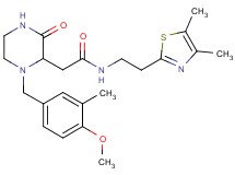 N-[2-(4,5-dimethyl-1,3-thiazol-2-yl)ethyl]-2-[1-(4-methoxy-3-methylbenzyl)-3-oxo-2-piperazinyl]acetamide