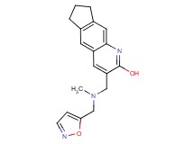3-{[(5-isoxazolylmethyl)(methyl)amino]methyl}-7,8-dihydro-6H-cyclopenta[g]quinolin-2-ol
