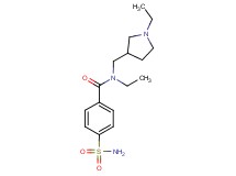 4-(aminosulfonyl)-N-ethyl-N-[(1-ethylpyrrolidin-3-yl)methyl]benzamide