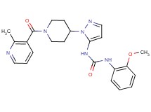 N-(2-methoxyphenyl)-N'-(1-{1-[(2-methyl-3-pyridinyl)carbonyl]-4-piperidinyl}-1H-pyrazol-5-yl)urea