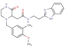 N-[2-(1H-benzimidazol-2-yl)ethyl]-2-[1-(4-methoxy-3-methylbenzyl)-3-oxo-2-piperazinyl]acetamide