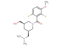 {(3R*,5R*)-1-(2,6-difluoro-3-methoxybenzoyl)-5-[(dimethylamino)methyl]piperidin-3-yl}methanol