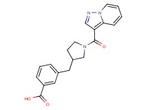3-{[1-(pyrazolo[1,5-a]pyridin-3-ylcarbonyl)-3-pyrrolidinyl]methyl}benzoic acid