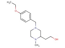2-[4-(4-ethoxybenzyl)-1-methyl-2-piperazinyl]ethanol