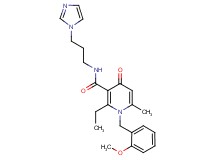 2-ethyl-N-[3-(1H-imidazol-1-yl)propyl]-1-(2-methoxybenzyl)-6-methyl-4-oxo-1,4-dihydro-3-pyridinecarboxamide