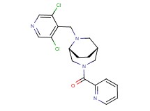 (1R*,5R*)-6-[(3,5-dichloropyridin-4-yl)methyl]-3-(pyridin-2-ylcarbonyl)-3,6-diazabicyclo[3.2.2]nonane