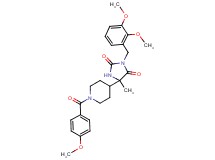 3-(2,3-dimethoxybenzyl)-5-[1-(4-methoxybenzoyl)-4-piperidinyl]-5-methyl-2,4-imidazolidinedione