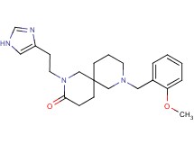 2-[2-(1H-imidazol-4-yl)ethyl]-8-(2-methoxybenzyl)-2,8-diazaspiro[5.5]undecan-3-one