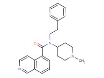 N-(1-methyl-4-piperidinyl)-N-(2-phenylethyl)-5-isoquinolinecarboxamide