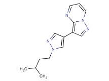 3-[1-(3-methylbutyl)-1H-pyrazol-4-yl]pyrazolo[1,5-a]pyrimidine