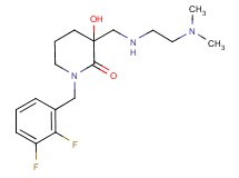 1-(2,3-difluorobenzyl)-3-({[2-(dimethylamino)ethyl]amino}methyl)-3-hydroxypiperidin-2-one