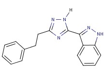 3-[3-(2-phenylethyl)-1H-1,2,4-triazol-5-yl]-1H-indazole